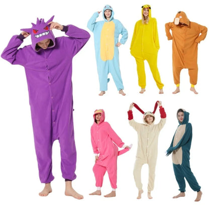 Pokemon Adult Teen Onesie Pajama Cosplay Costume
