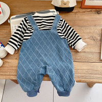 Disney Mickey Denim Toddler Baby Jumpsuit