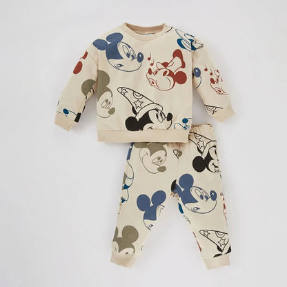 2Pcs Minnie Mouse Long Toddler Baby Clothing Sets