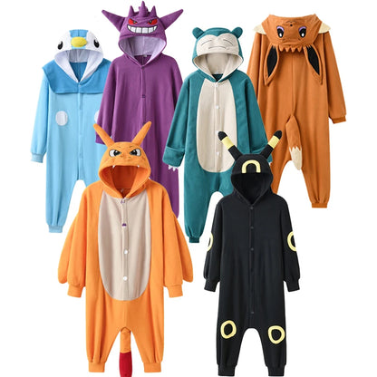 Children Pokemon One-Piece Pajama Full Body Suit