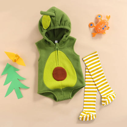 Avocado Baby Girls Boys 2pcs Halloween Romper