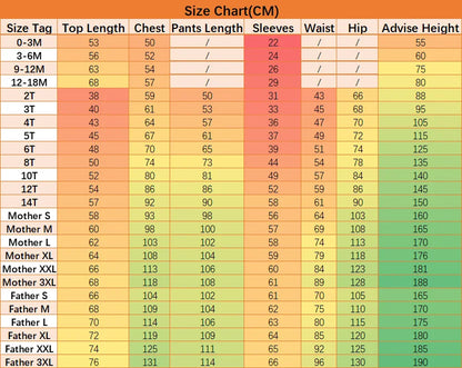 Family Matching Christmas Pajamas Sets Deer Print Tops+Pants Xmas Sleepwear Baby