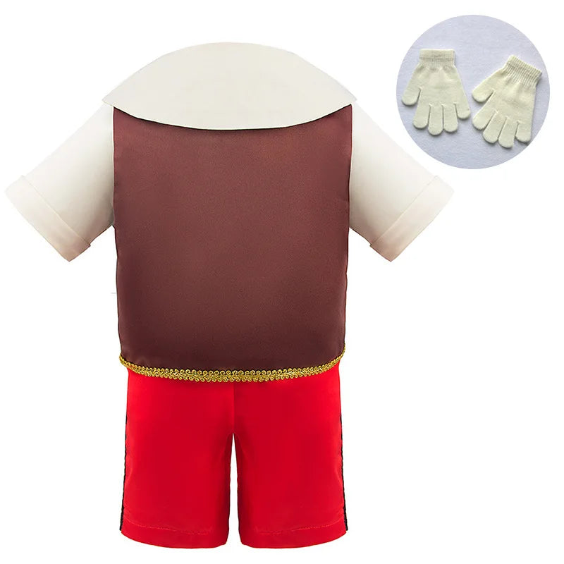 Disney Pinocchio Cosplay Costume for Baby Toddler Two-Piece Set