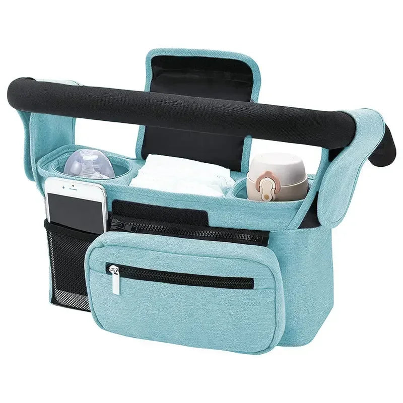 Stroller Storage Large Capacity Travel Hanging Bag Mommy Bag Phone Bottle Holder Diaper Bags BabyStroller Accessories