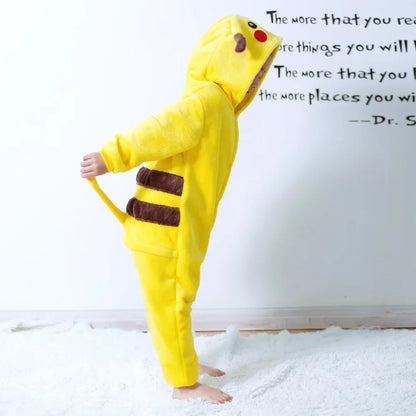 Pokemon Pikachu Kids Soft Onesie Pajamas