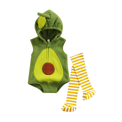 Avocado Baby Girls Boys 2pcs Halloween Romper