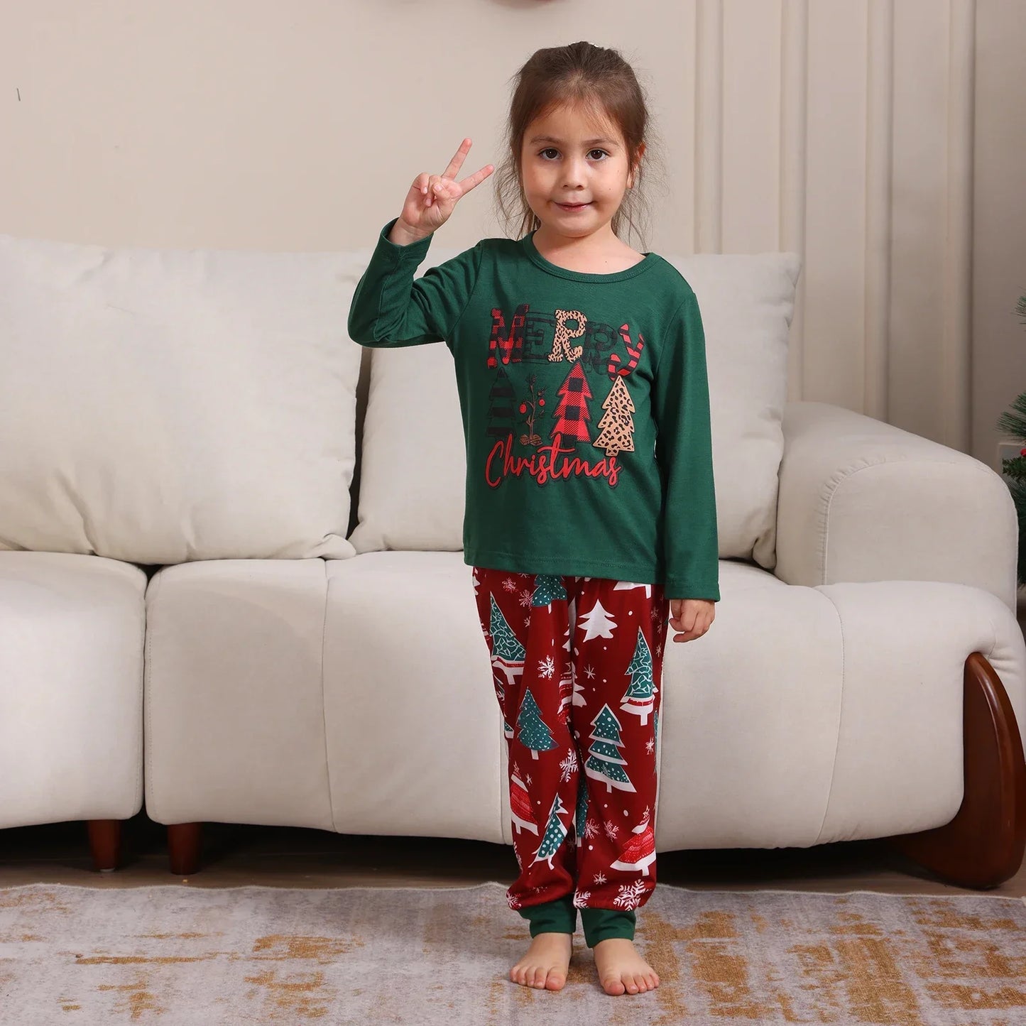 2025 Christmas Matching Family Tree Pajamas Sets (American Sizes)