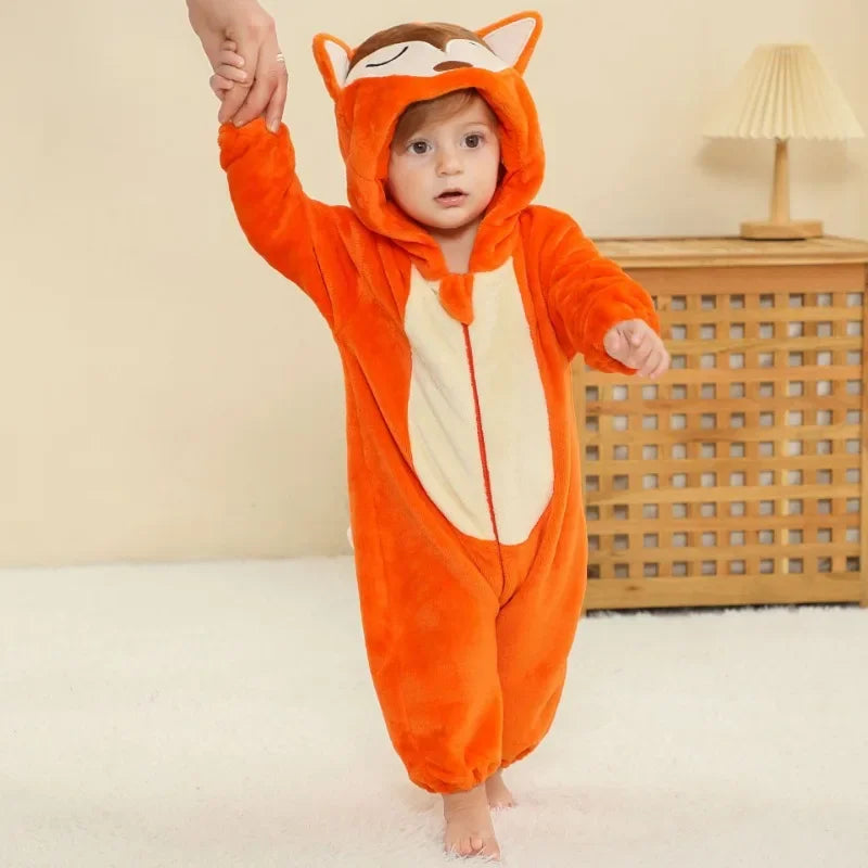 Cute ANIMAL Cosplay Costumes BoysGirls Jumpsuit BabyRompers Clothes Pajamas