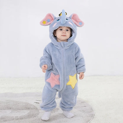 Dumbo Elephant Baby Warm Cosplay Costume Hooded