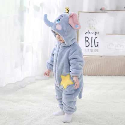 Dumbo Elephant Baby Warm Cosplay Costume Hooded