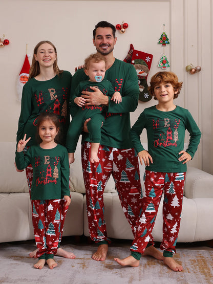2025 Christmas Matching Family Tree Pajamas Sets (American Sizes)