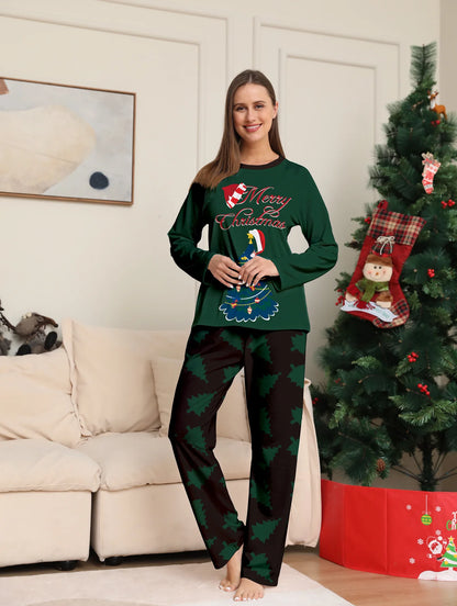 Christmas Family Pajamas Matching Outfits American Sizes (Merry Christmas)