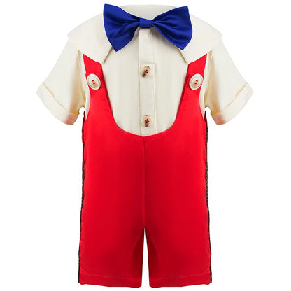 Disney Pinocchio Cosplay Costume for Baby Toddler Two-Piece Set