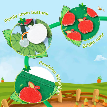 Toddlers Toy Busy Book 3D Baby Story Cloth Activities Felt Quite Book Board Preschool Learning Education Travel Toys