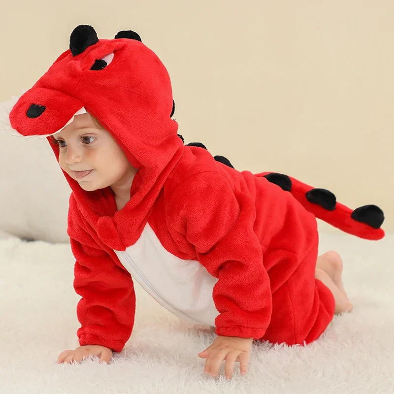 Cute ANIMAL Cosplay Costumes BoysGirls Jumpsuit BabyRompers Clothes Pajamas
