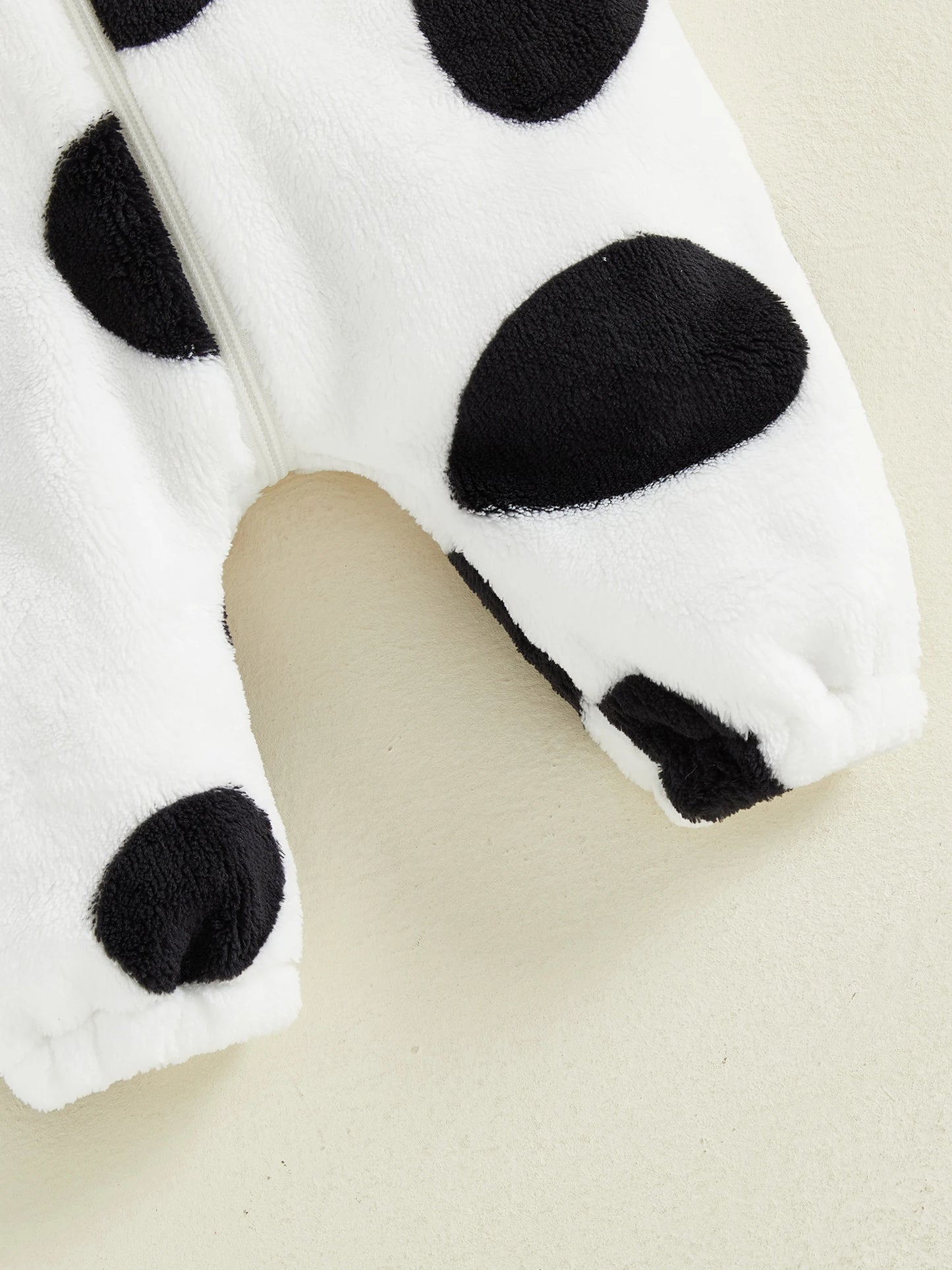 Cow Costume Romper Long Sleeve Hooded Fall Bodysuit Cosplay Costume Halloween Clothes for GirlsBoys