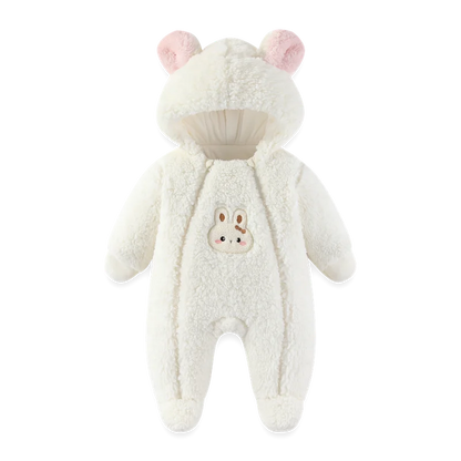 PROSPERBABY WIinter Jumpsuit Thicken BoysGirls Romper Cotton Warm Bodysuit Soft Snow Wear Jacket 0m-12m