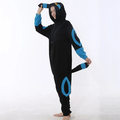 Pokemon Adult Teen Onesie Pajama Cosplay Costume