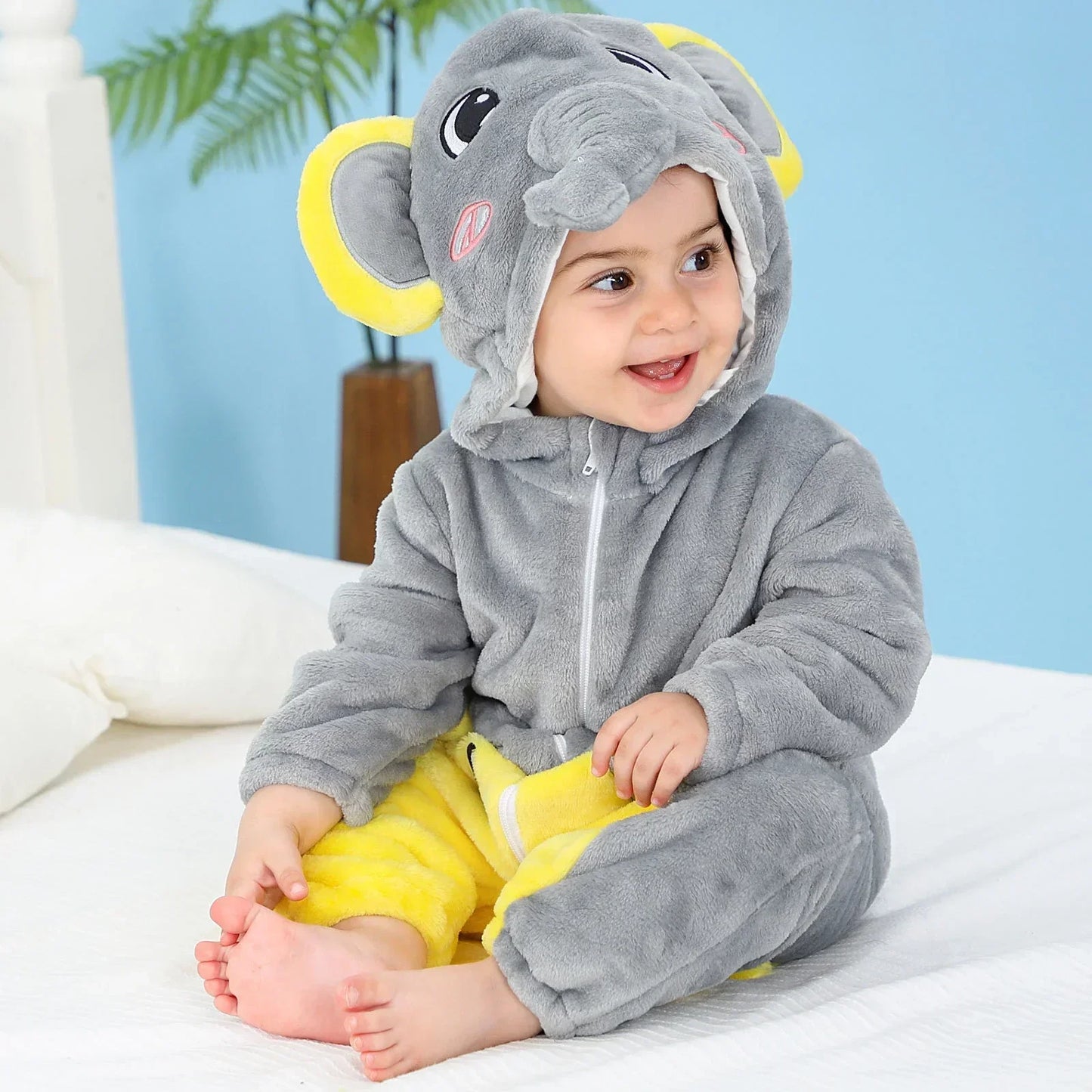 Cute ANIMAL Cosplay Costumes BoysGirls Jumpsuit BabyRompers Clothes Pajamas