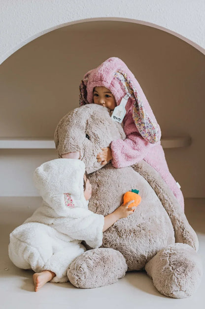 Autumn Winter Baby Bunny Jumpsuit Hooded