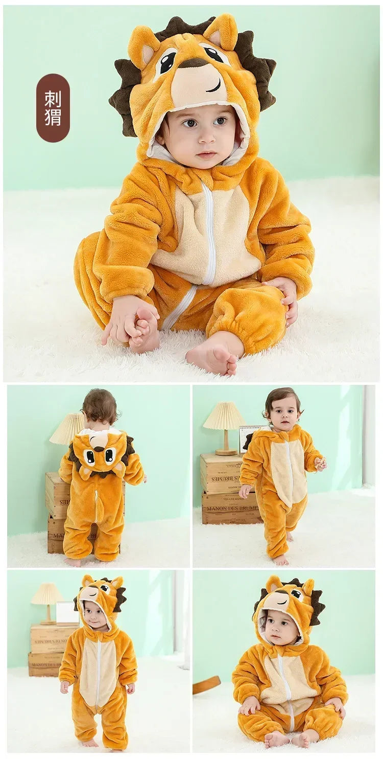 Cute ANIMAL Cosplay Costumes BoysGirls Jumpsuit BabyRompers Clothes Pajamas