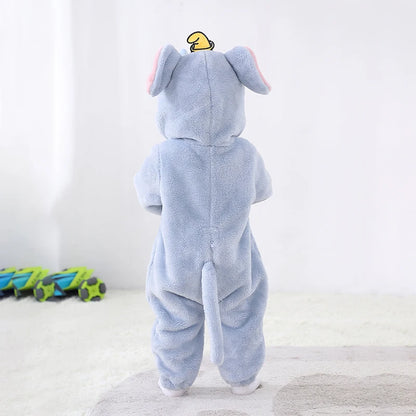 Dumbo Elephant Baby Warm Cosplay Costume Hooded