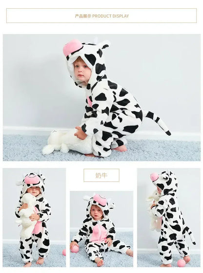 Cute ANIMAL Cosplay Costumes BoysGirls Jumpsuit BabyRompers Clothes Pajamas