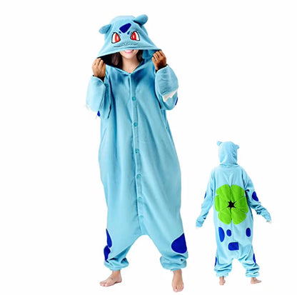 Pokemon Adult Teen Onesie Pajama Cosplay Costume