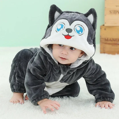 Cute ANIMAL Cosplay Costumes BoysGirls Jumpsuit BabyRompers Clothes Pajamas