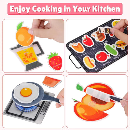 Toddlers Toy Busy Book 3D Baby Story Cloth Activities Felt Quite Book Board Preschool Learning Education Travel Toys