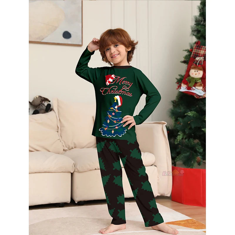 Christmas Family Pajamas Matching Outfits American Sizes (Merry Christmas)