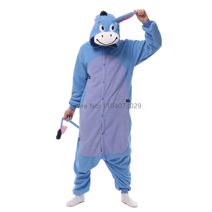 Winnie the Pooh Adult Character Pajama Onesies Cosplay