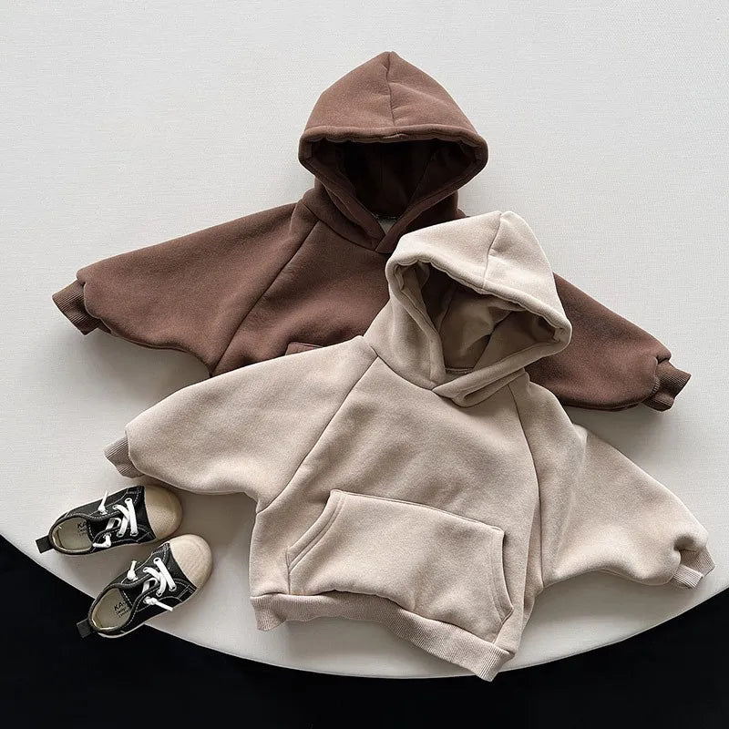 Baby Hoodies Casual Loose Boys Girls Thick