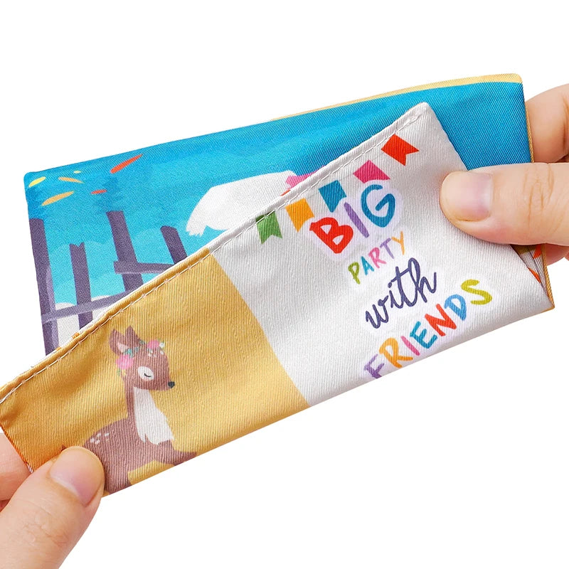 Baby Draw Paper Towel Tearing Tissue Box Baby Puzzle Early Education Montessori Children Cloth Toys