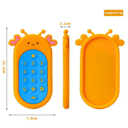 1Pc Baby Silicone Remote Control Shape Teether