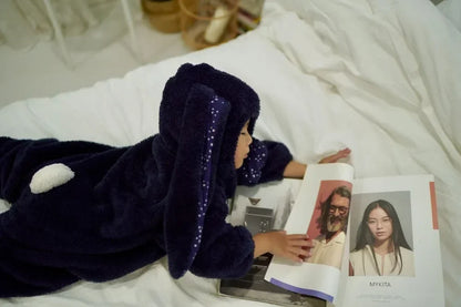 Autumn Winter Baby Bunny Jumpsuit Hooded