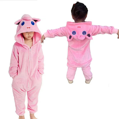 Children Pokemon One-Piece Pajama Full Body Suit
