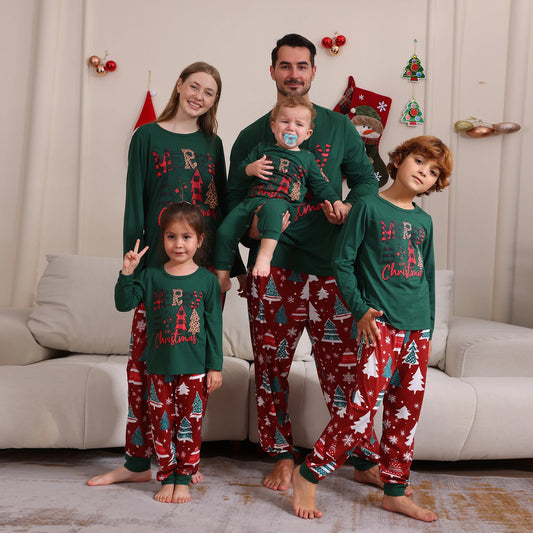 2025 Christmas Matching Family Tree Pajamas Sets (American Sizes)