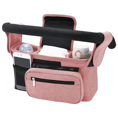 Stroller Storage Large Capacity Travel Hanging Bag Mommy Bag Phone Bottle Holder Diaper Bags BabyStroller Accessories