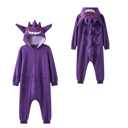Children Pokemon One-Piece Pajama Full Body Suit