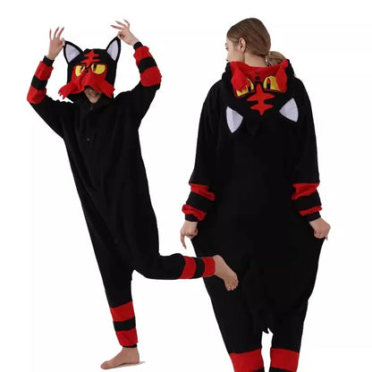 Pokemon Adult Teen Onesie Pajama Cosplay Costume