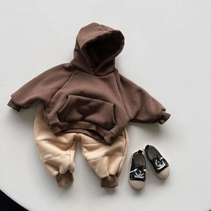 Baby Hoodies Casual Loose Boys Girls Thick