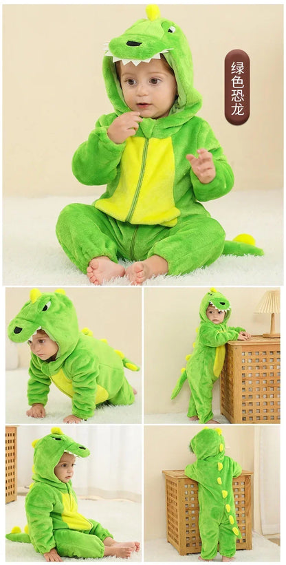 Cute ANIMAL Cosplay Costumes BoysGirls Jumpsuit BabyRompers Clothes Pajamas