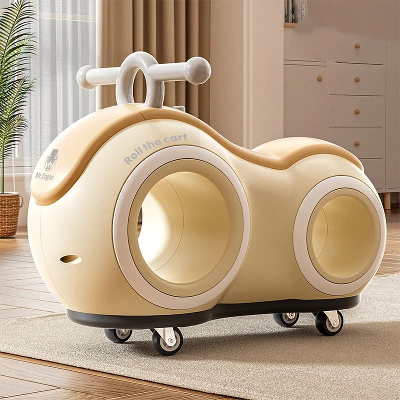 Kids Peanut Sliding Bike New No Pedal Balance Bicycle For 1-3 Year Old Baby Toddler Glider Bike Children Sliding Riding Toys