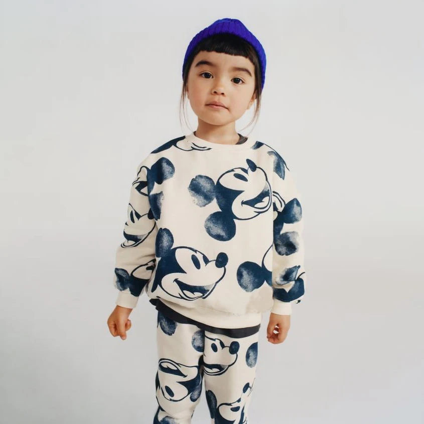 2Pcs Baby Set Mickey Mouse Sweatshirts + Pants Tracksuit