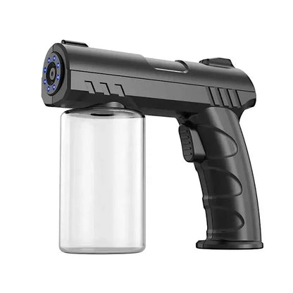 Barber Sprayer Bottle 280ML Steam Spray Sprayer Bottle Handheld USB Nano Blue Light Electric Household Spray Disinfection Gun