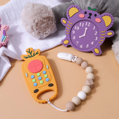 1Pc Baby Silicone Remote Control Shape Teether