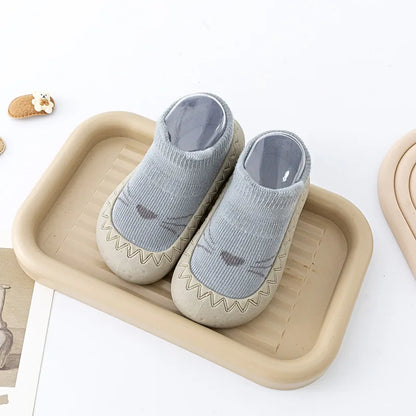 PROSPERBABY Socks Shoes Cute Soft Rubber Sole Floor Sneaker Booties First Time Walker