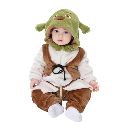 Shrek Onesie Cute Pajama Halloween Romper
