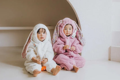Autumn Winter Baby Bunny Jumpsuit Hooded